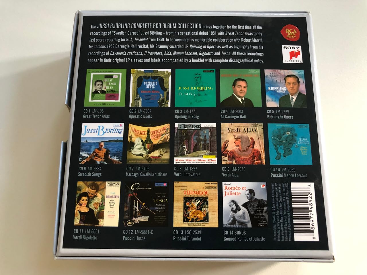 Jussi Björling - The Complete RCA Album Collection