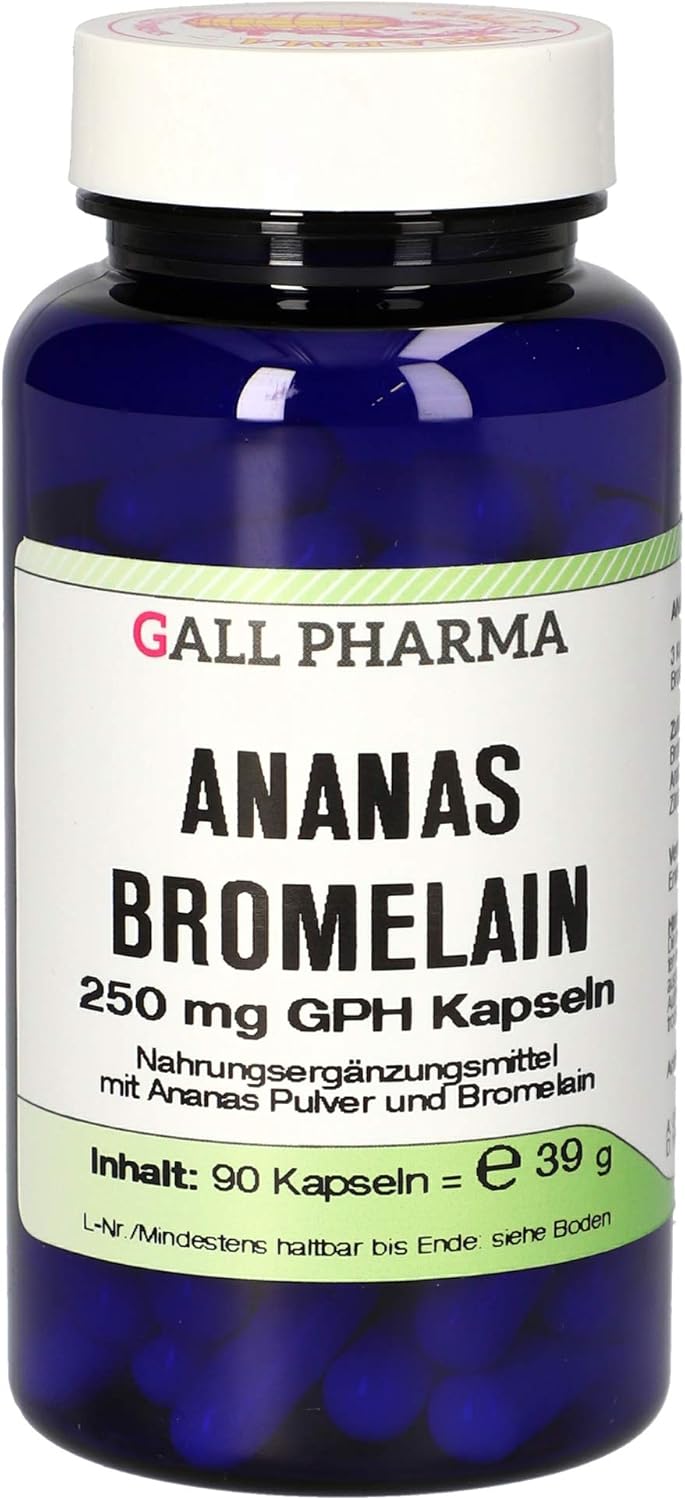 Gall Pharma Ananas Bromelain 250 mg GPH Kapseln, 90 Kapseln Amazon.de