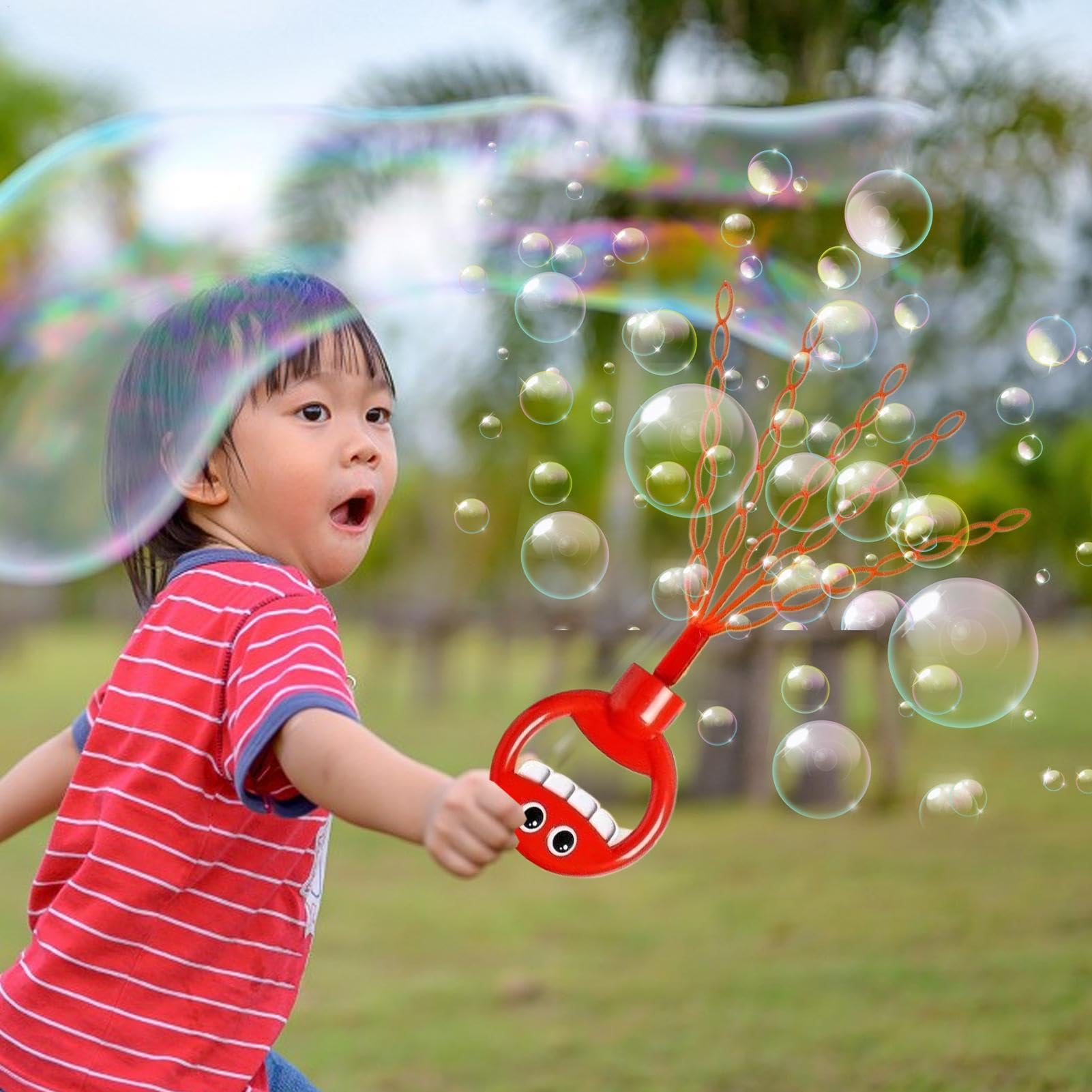 Bubble Wands pour Les, Bubble Wand - Bobine de Bulle drôle de 36 Trous pour Les garçons,Favors de fête, activité créative en Plein air pour Le Parc, la jetée, l'aire de Jeux, la pelouse