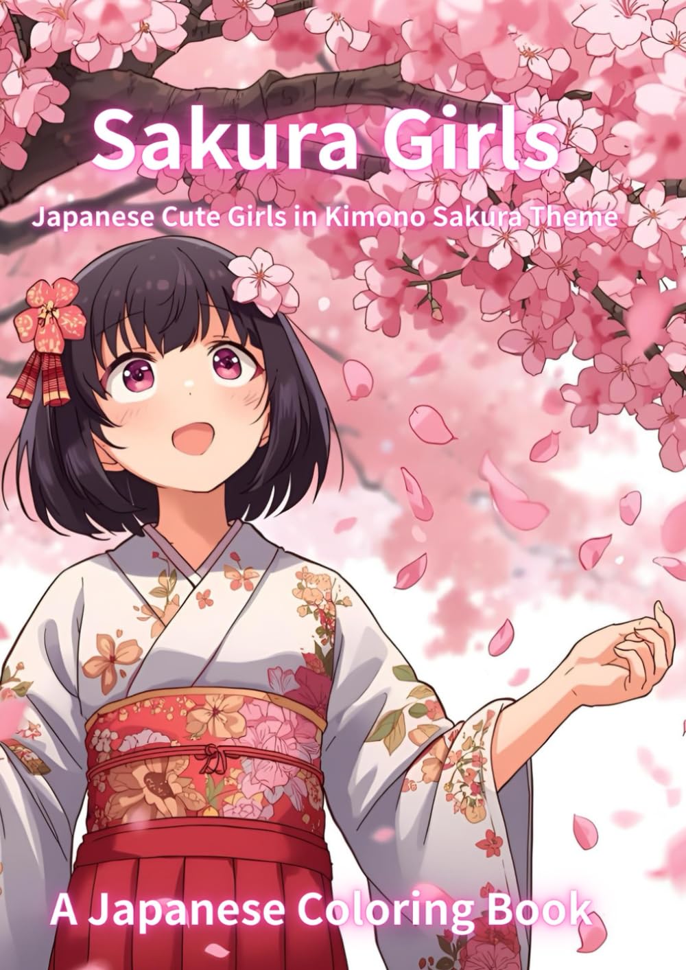 Sakura Girls ~ Japanese Cute Girls in kimono Sakura Theme~