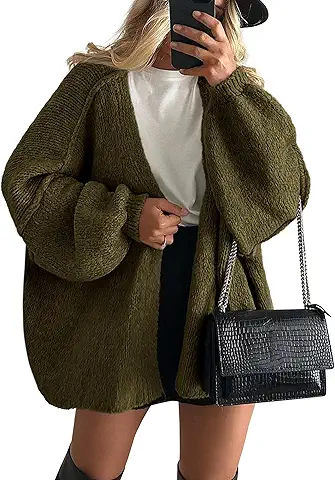 Womens Oversized Cardigan Sweaters 2025 Affordable Fall Fashion Trends for Women 2025
