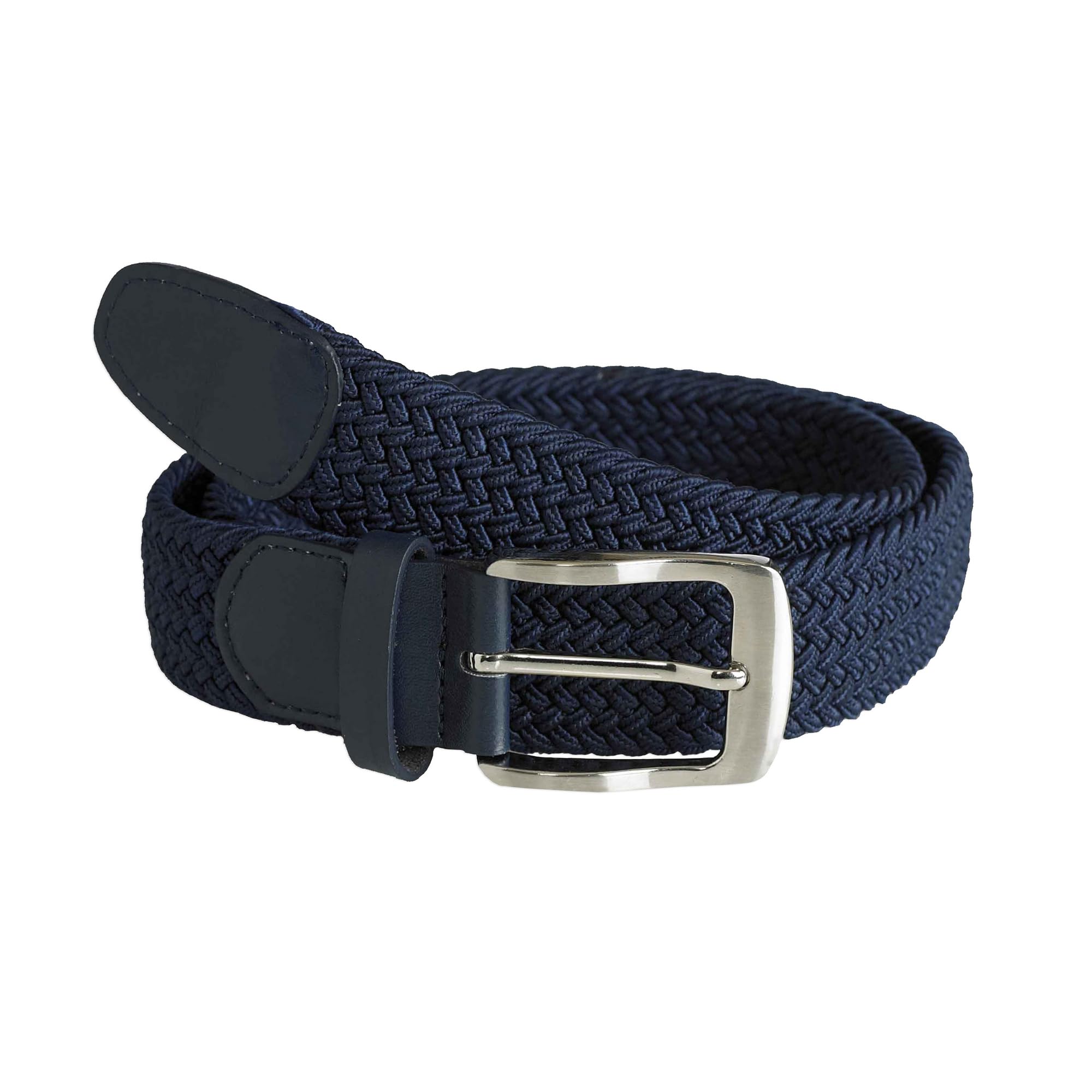 DUKE Duke Stretch Braided Belt 6XL 56" - 66" NAVY