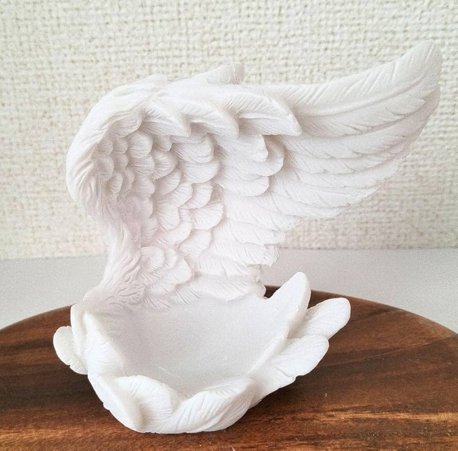 Amazon.co.jp: 天使の羽根 台座 スフィア台座 置物 小物入れ : おもちゃ