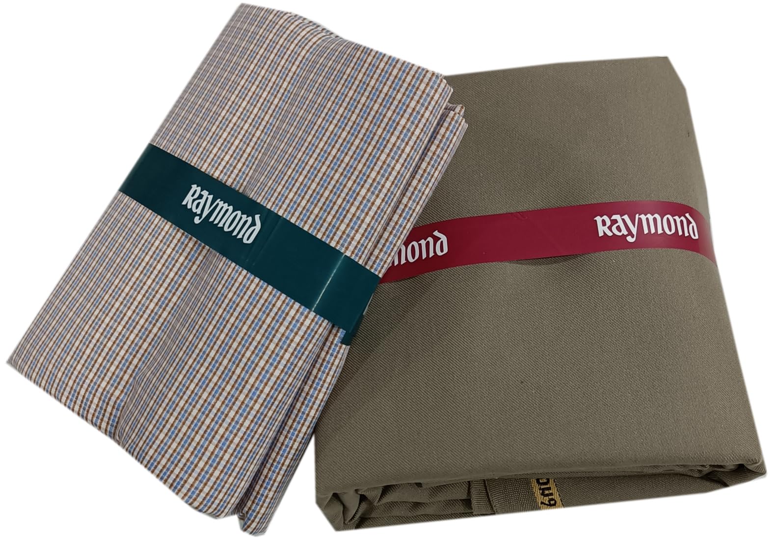 raymond fabrics Raymond Premium Unstitched Formal Shirt Fabric, Cotton Blend Stripes, 150 x 150 cm, Regular Fit, Professional Wear Collection (Multicolor)-picture-41