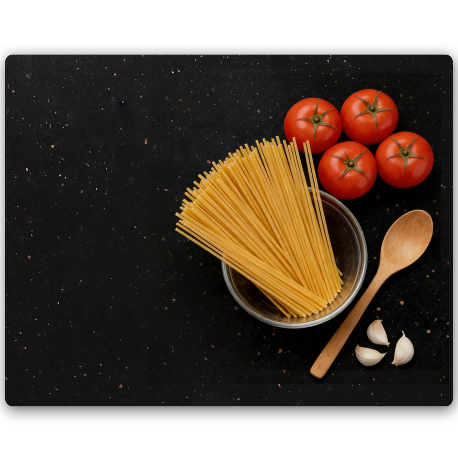 PracFit Marble Cutting Board for Kitchen 12×16In – Stone Cutting Board,Marble Pastry Board for Baking, Cheese,Charcuterie, Granite Cutting Board for Durable and Elegant Food Preparation(black 12×16in)