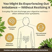 Vista 2 de Serene Herbs Paraclara Suplemento de Ajenjo Cáscara de Nuez Negra Clavo - Limpieza y Desintoxicación para Humanos - Fórmula Digestiva Natural