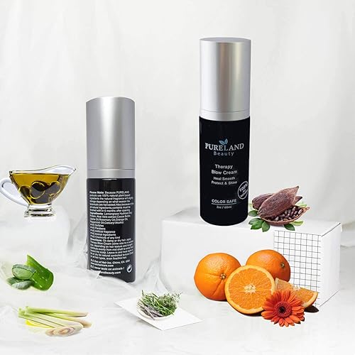 Miniatura 2 de Pureland Beauty Therapy Blow Cream - Tratamiento de reparación capilar sin enjuague, mascarilla hidratante para cuero cabelludo sensible y cabello