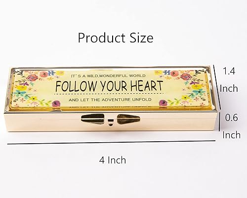 Miniatura 4 de AmyZone - Organizador de píldoras, regalo para papá o padre, semanal de 7 días con recordatorio, pastillero portátil compacto para guardar