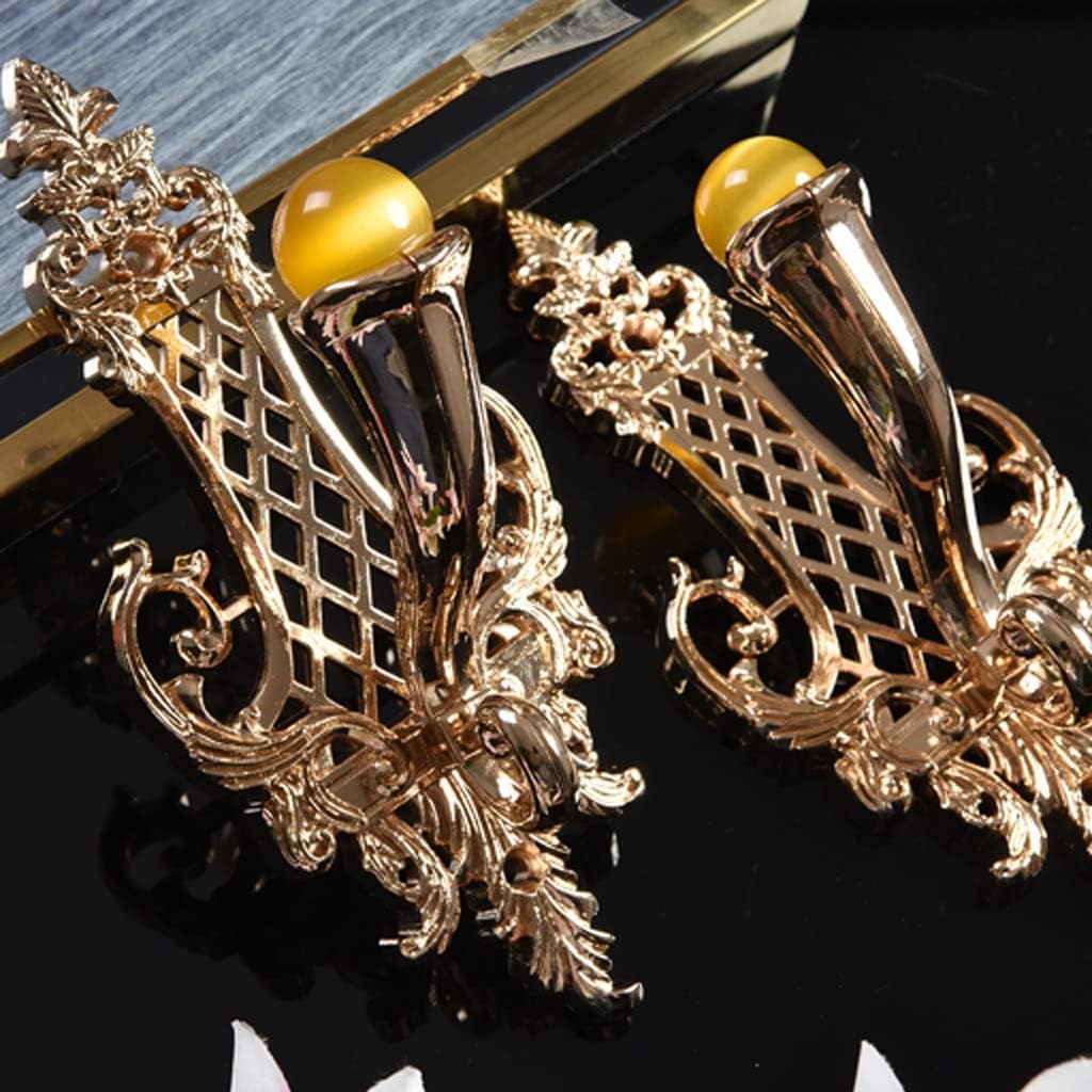 FMURY Alloy Hook Curtain Hook Curtain Wall Hook Wall Hook Strap Hook Coat Hat Hook Tied Rope Hook(D)