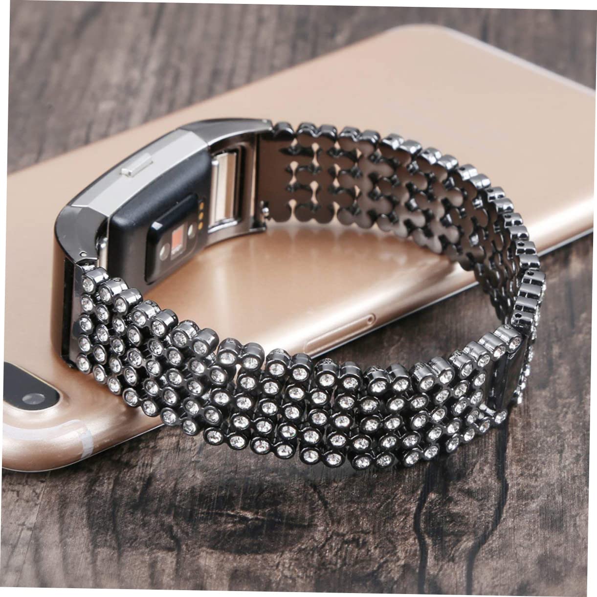 Angoily pulsera ajustable charge 2 pulsera de acero inoxidable bandas metalicas reemplazar correa de reloj
