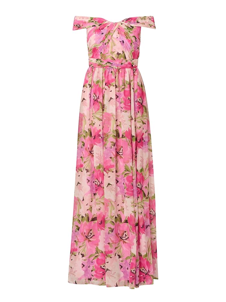 Amazon.com: Adrianna Papell Women's Printed Off-Sholder Amazon.com: Adrianna Papell Women's Printed Off-Sholder