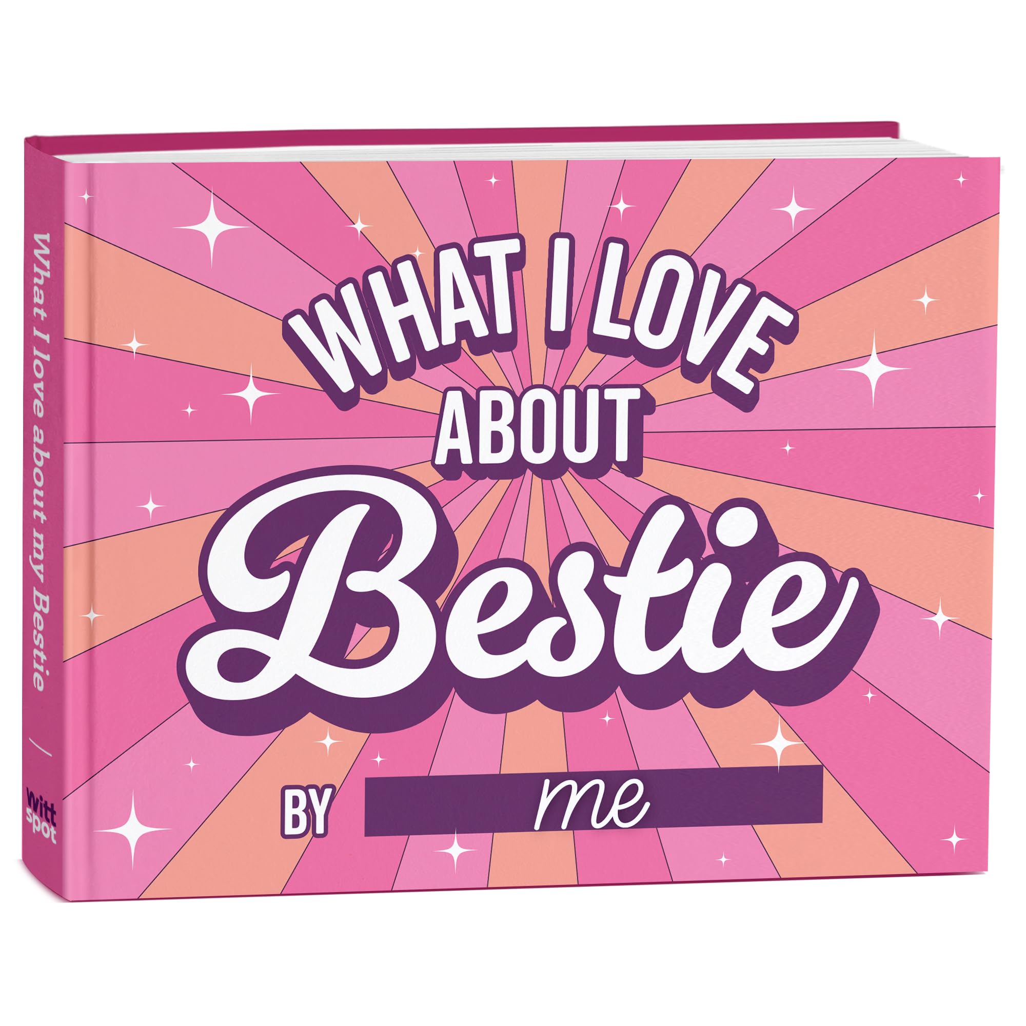 What I Love about Bestie - Regalo unico per le donne, regalo di amicizia per le donne, regalo di compleanno per la migliore amica, regalo di Natale personalizzato per i migliori amici diario da