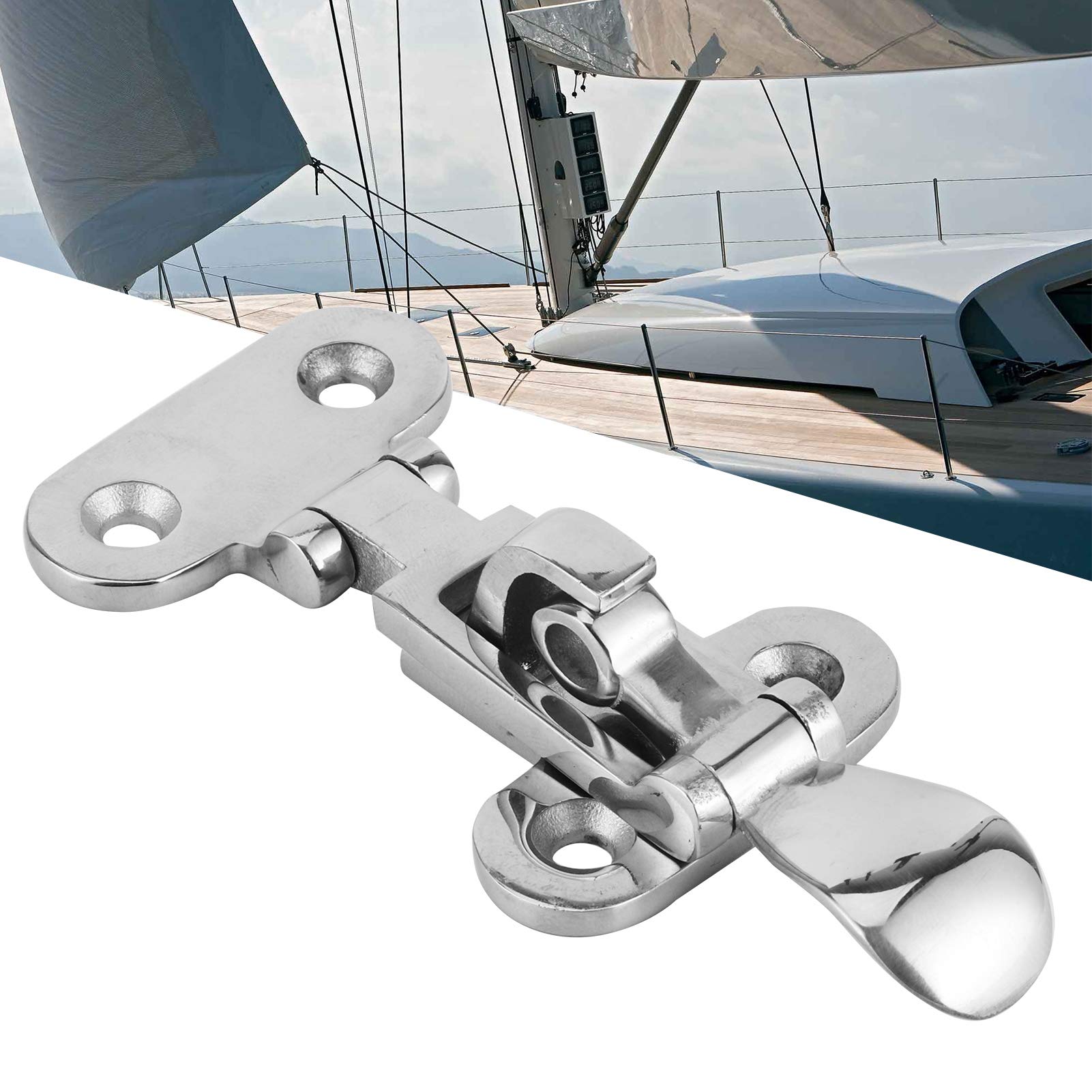 316 Stainless Steel Toggle Clamp Latch Catch Anti Rattle Hasp for Boat Yacht Hardware