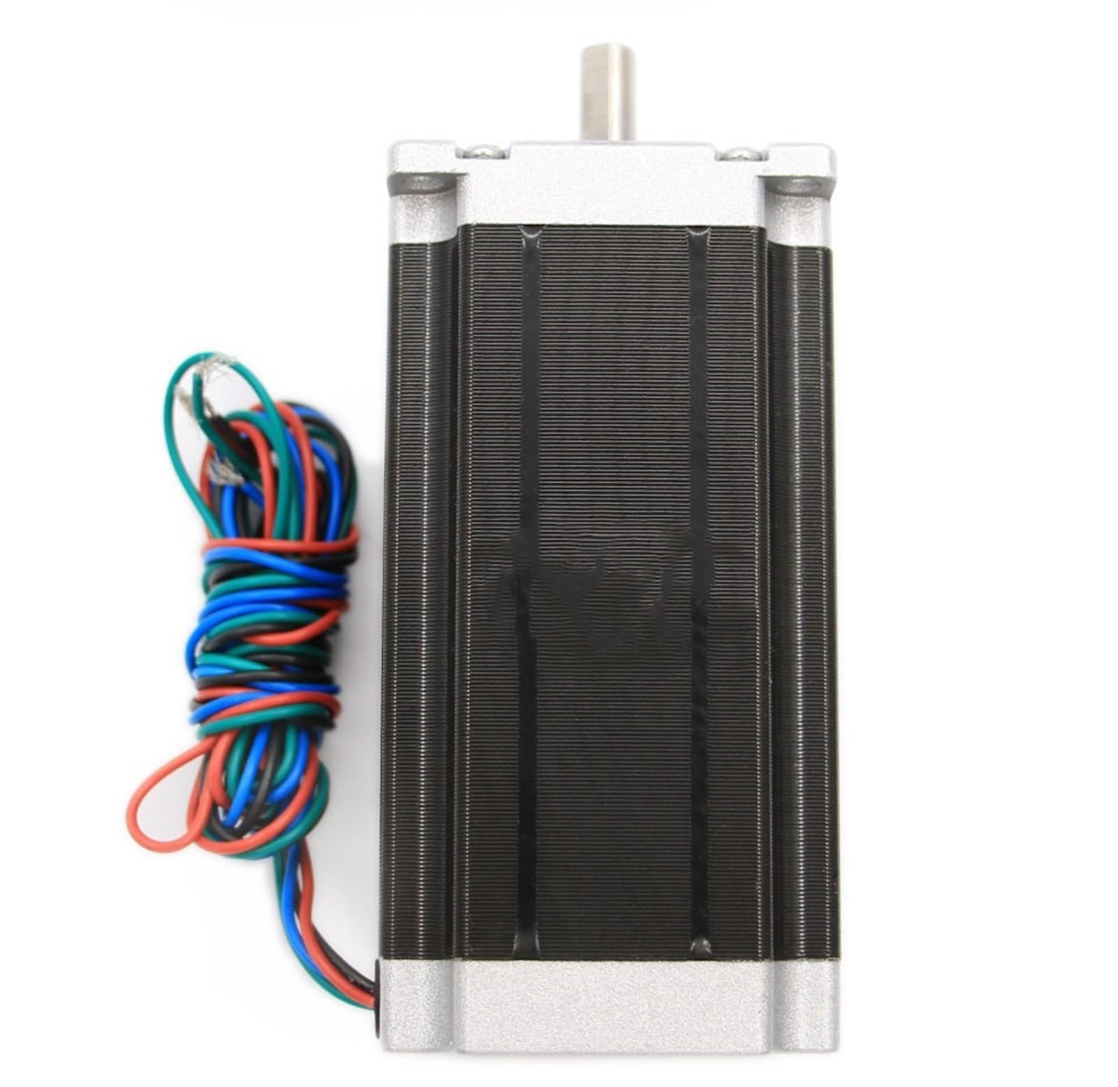 GTPBAO sterownik sterownika 1 szt. Nema 23 silnik krokowy 4,2 A 3,2 Nm 1,8 stopnia 8 mm średnica wału 57 x 57 x 112 mm 2-fazowy 4-przewodowy silnik krokowy maszyna CNC