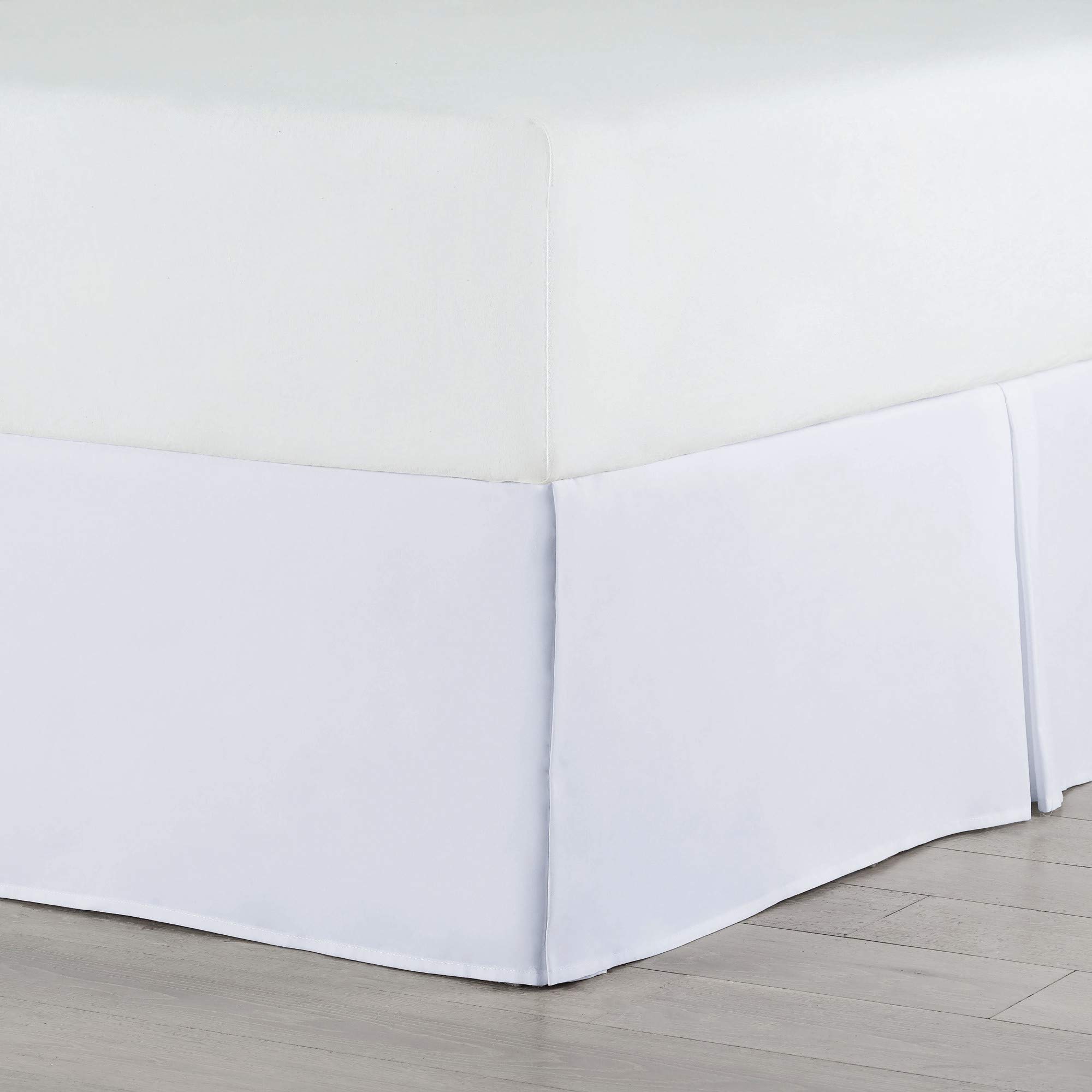 Martex Pleated Bed Skirt, Queen, White