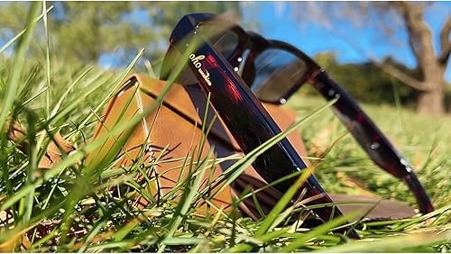 Miniatura 42 de OhO - Lentes inteligentes, lentes de sol polarizados con altavoz Bluetooth, protección UV atlética/exterior y control de voz, unisex (lente gris)