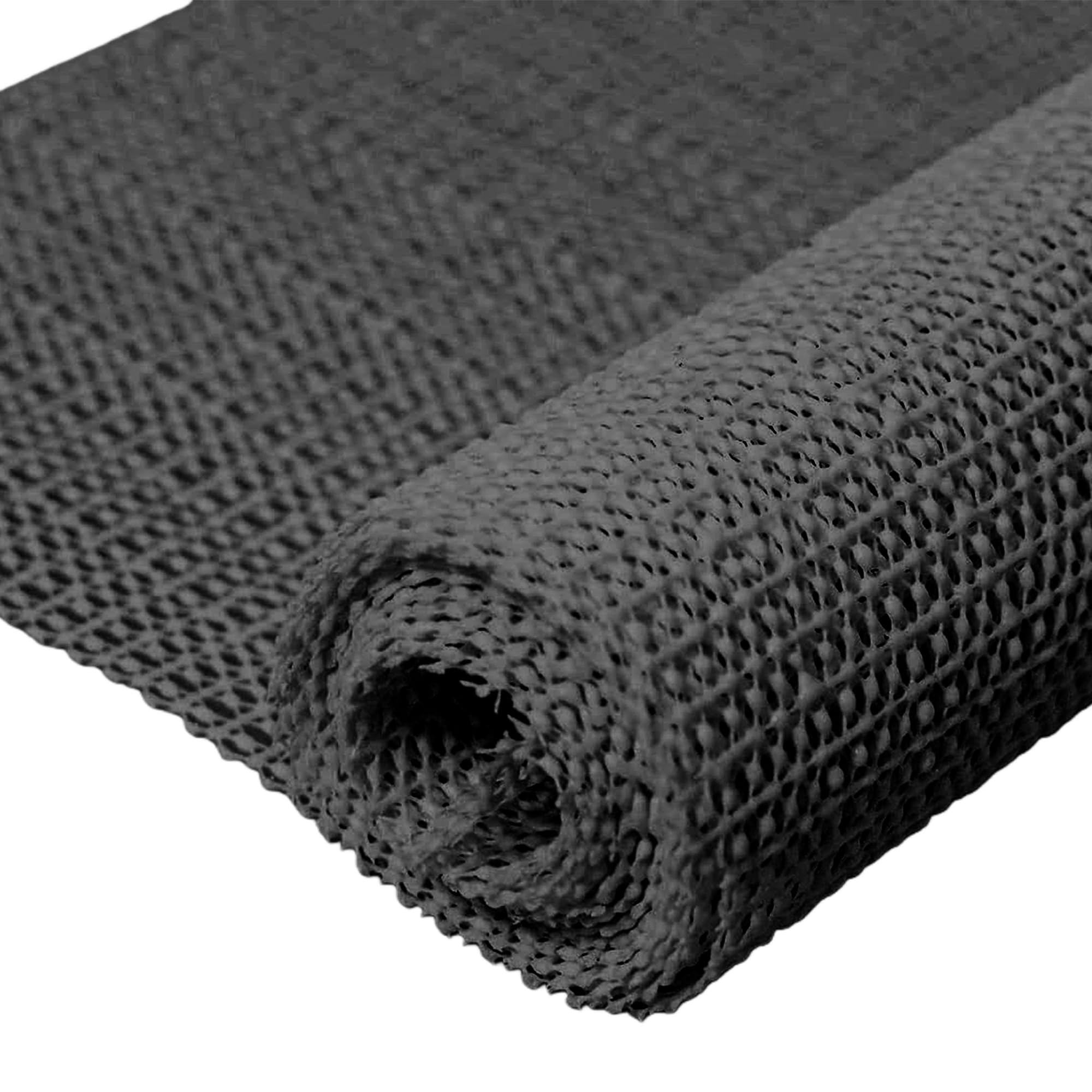 Antirutschmatte für Teppich 195 x 200 cm Ohne Weichmacher Teppich Antirutscheinlage Abwaschbar für Schubladen Regale Tablett, Schwarz
