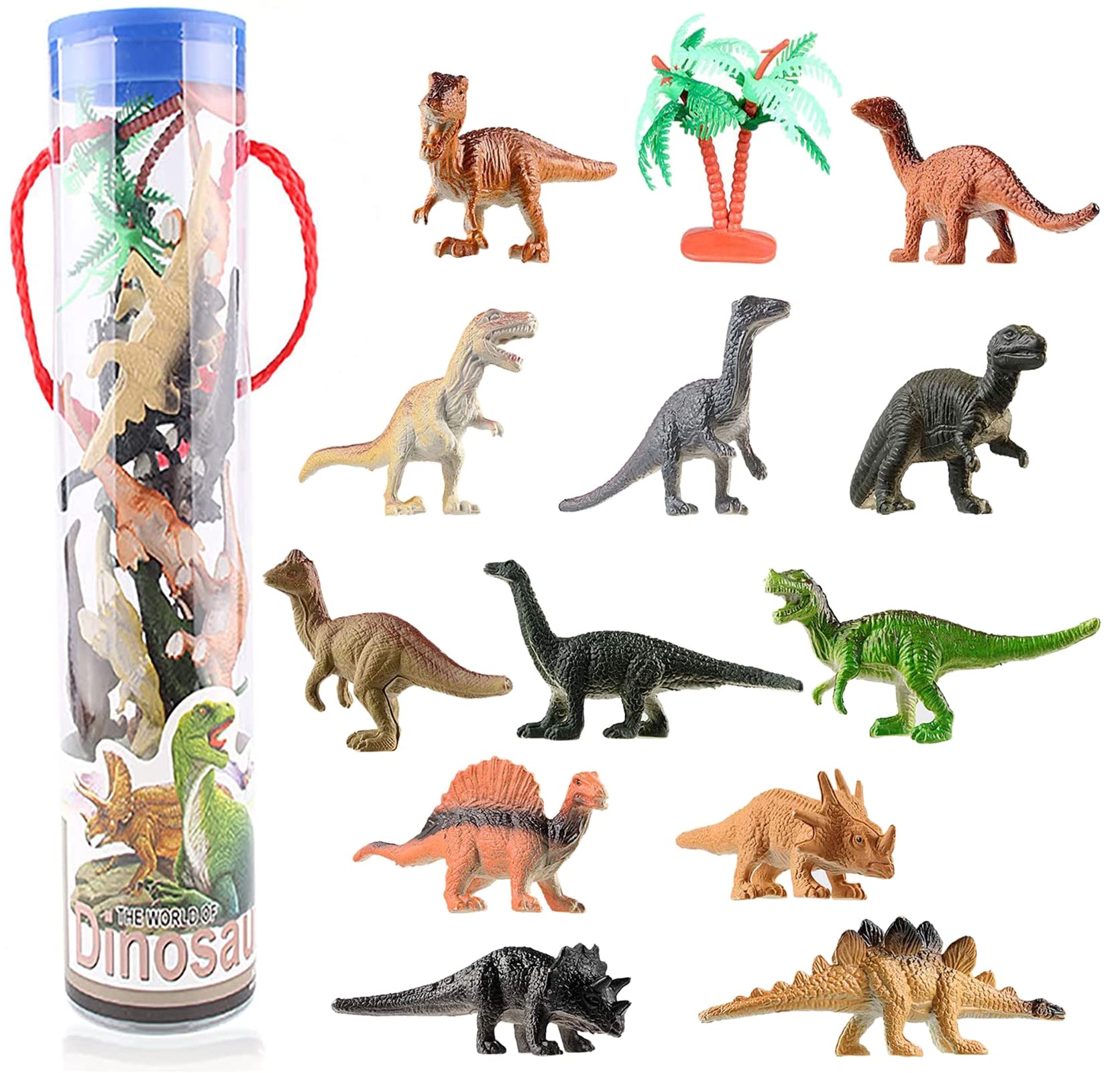 Buy Jormftte Mini Dinosaur Toys, 12 Piece Dinosaurs Play Set, Mini
