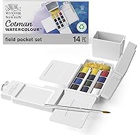 Vista 11 de Windsor & Newton - Cotman - Juego de acuarelas con 6 tubos de 0.3 onzas líquidas