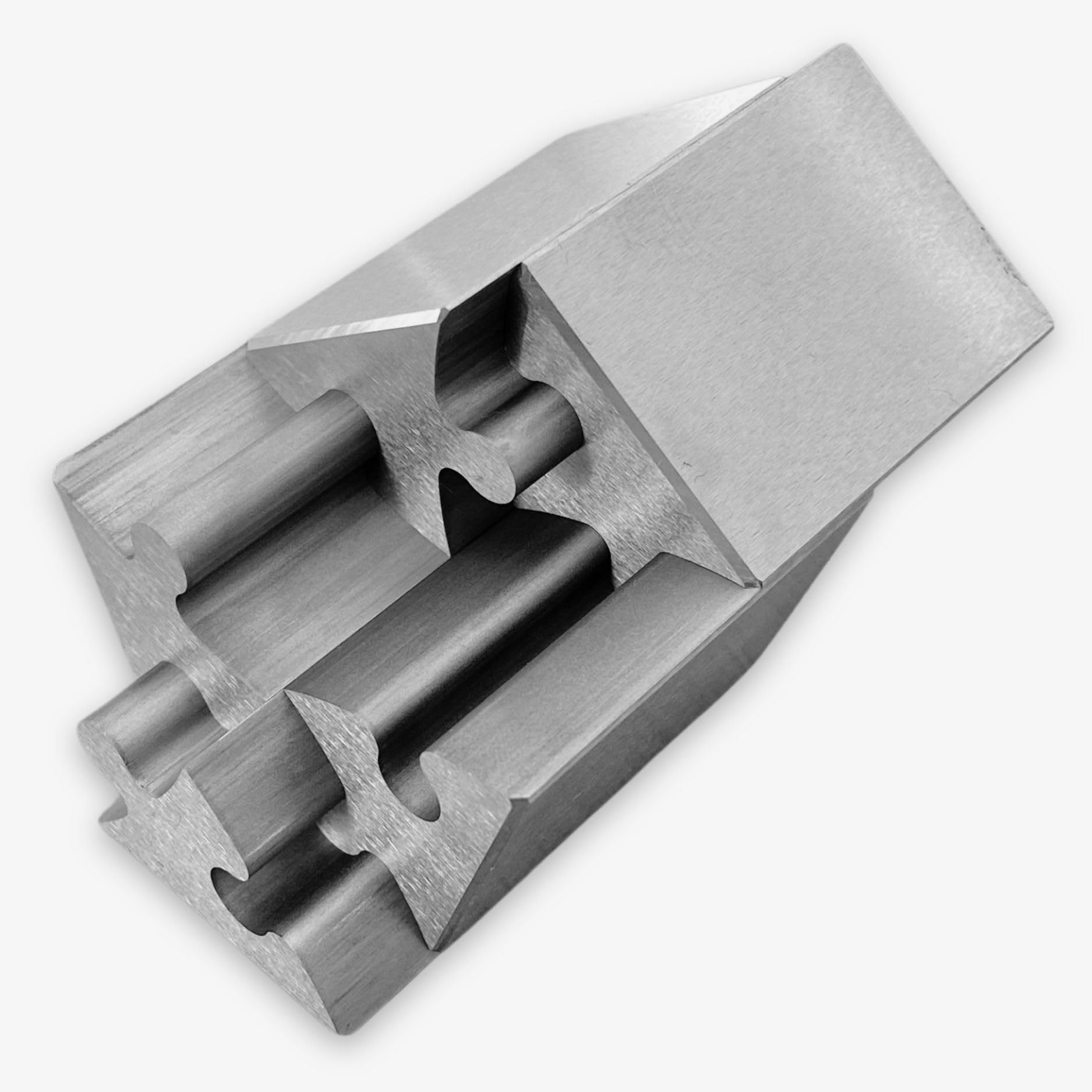 Pentagon Puzzle aus Edelstahl – 5-teiliges Null-Toleranz Präzisionsobjekt, EDM-gefertigt – Design Fidget Toy für Technikliebhaber – Hochwertige Büro Deko & Geschenk für Männer, 310 g