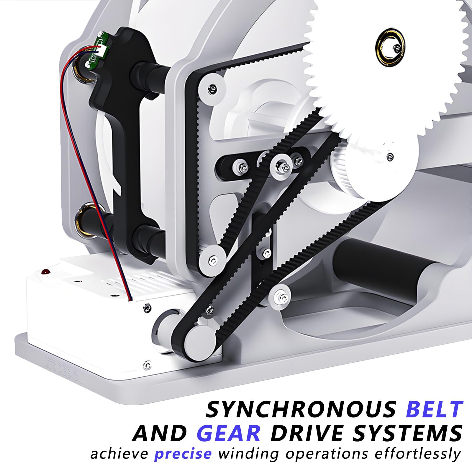 Industrielle Filamentwickelmaschine mit Verbrauchsmaterial-Erkennungssensor und automatischer Respooling für Schweißdraht und Nähgarn