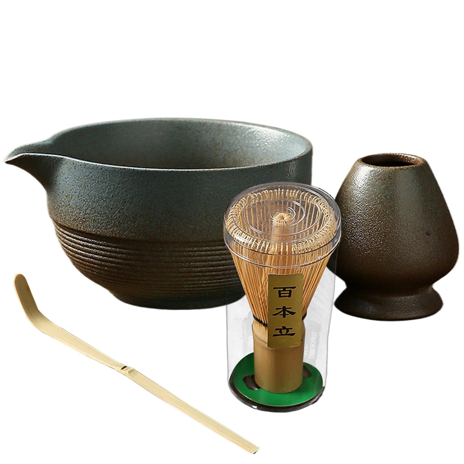 Juego de batidor de – Tazón de, boquilla de té japonés