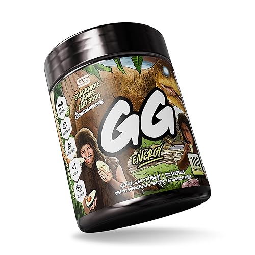 Miniatura 4 de Gamer Supps GG Energy - Guacamole Gamer Fart 9000 por TheRussianBadger (100 porciones)  Mezcla energética gaming y nootrópica apta para keto, sin