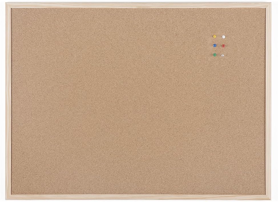 IDEA EDGE Premium Pinnwand - Nachhaltige Korktafel Mit Selbstheilungseffekt
