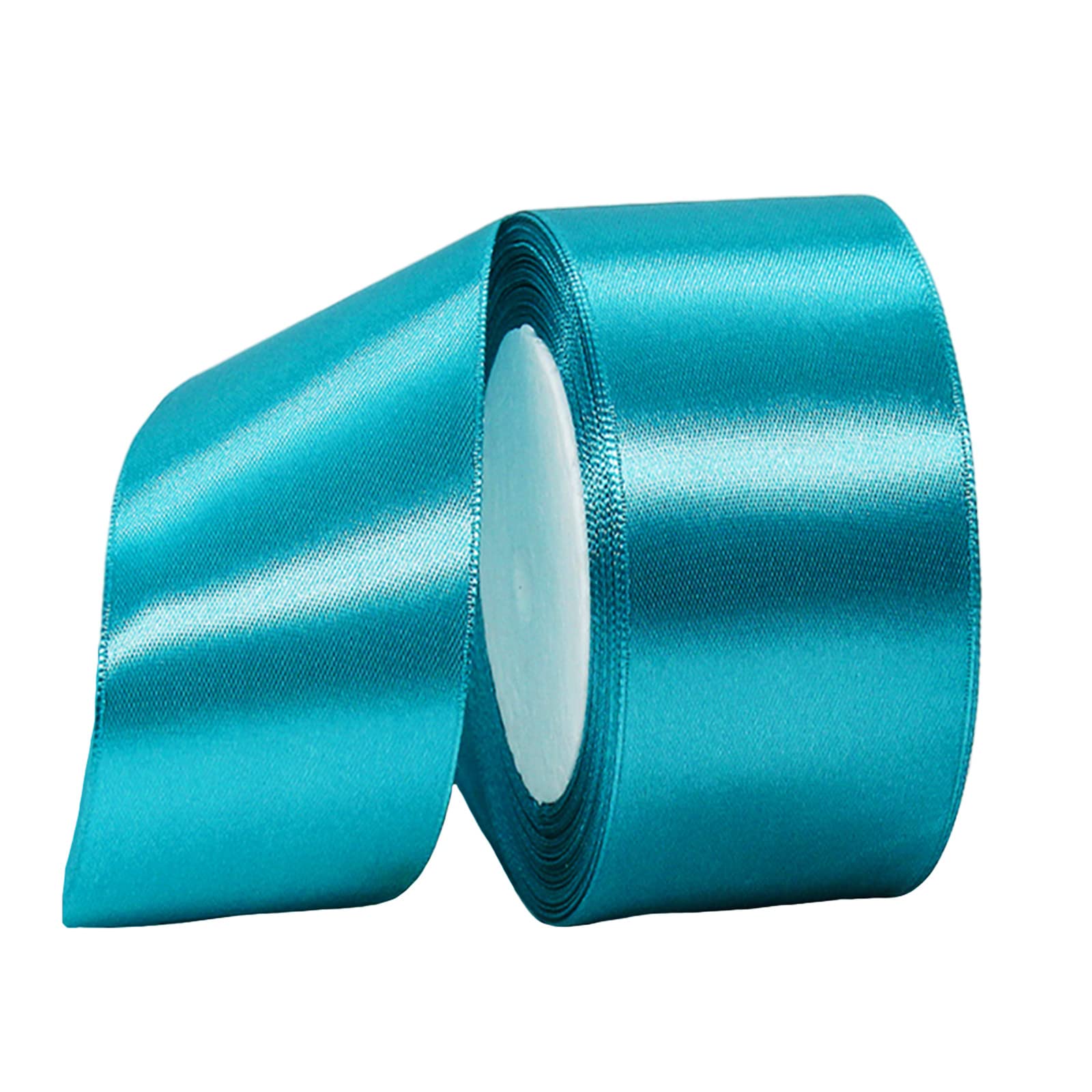50mm Wide White Ribbon Thick Wedding Car Ribbon 22m, 2 inch Thick White Satin Ribbon for Gift Wrapping Wedding Car Christmas Birthday Cake Hair Bow Florist Bouquet Crafts Decorations — view 89