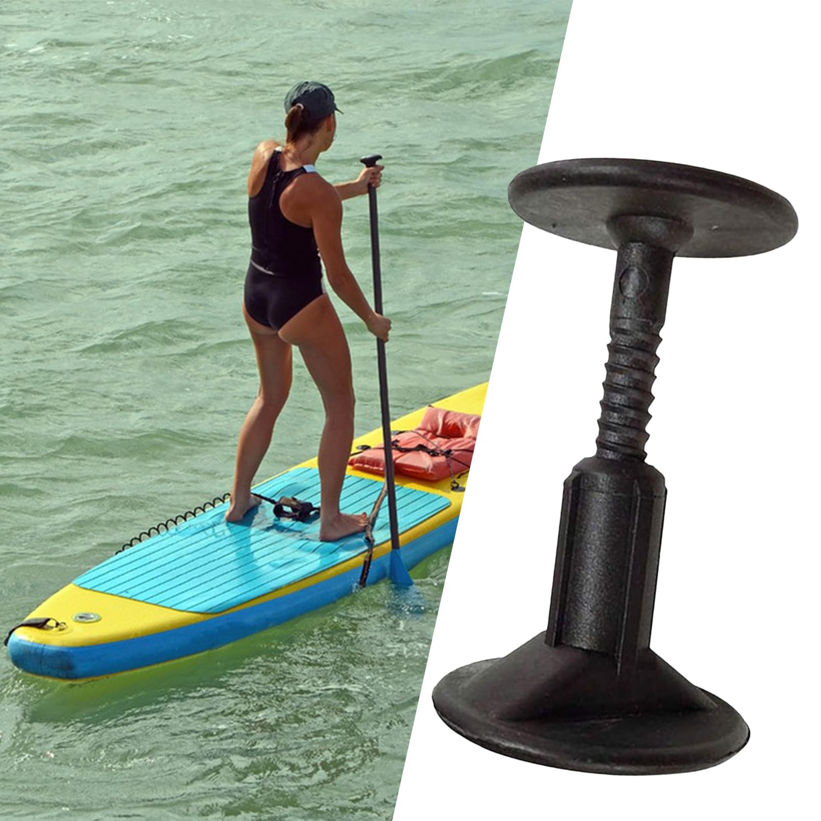 Enchufe para tabla de surf de cuerda para correa, accesorio portátil de fijación bobinado