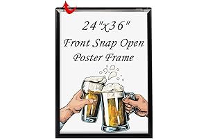 Aluminum Snap Frame 24x36 Picture Frame, 1" Profile