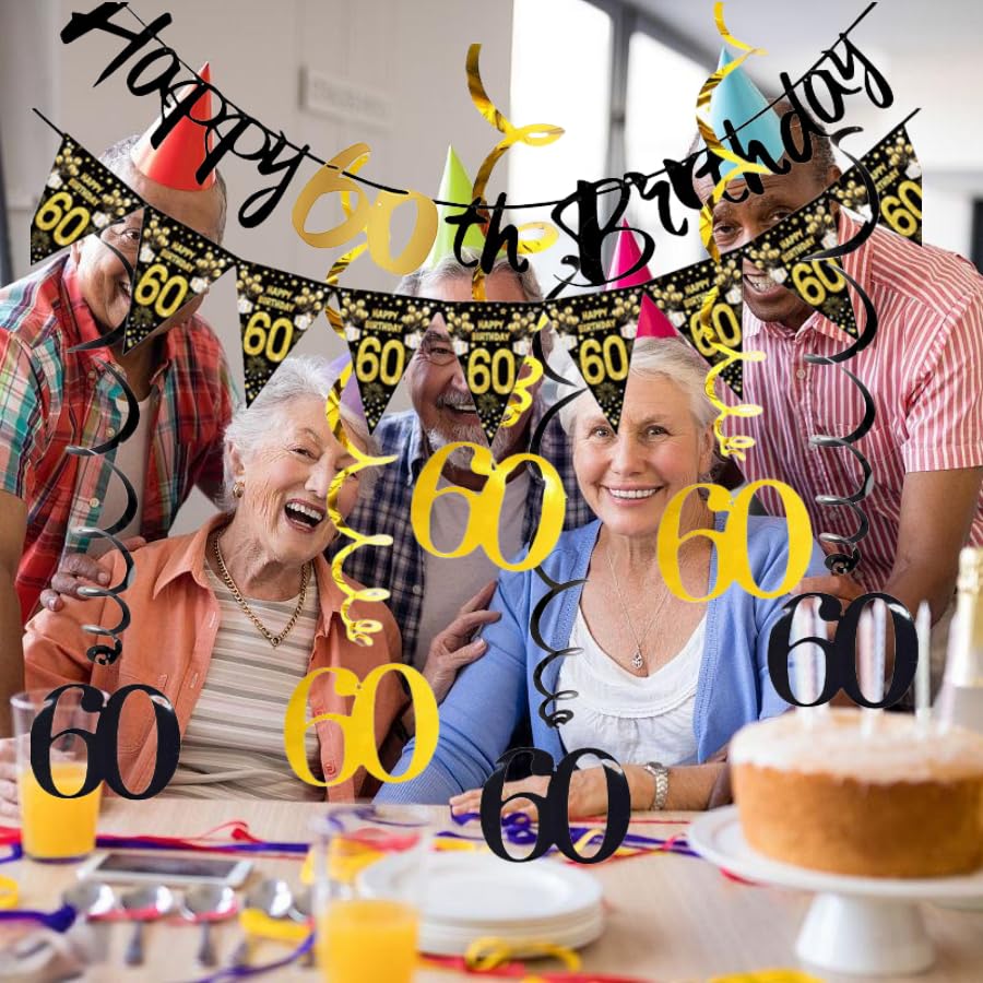Happy Birthday Banner, Triangle Banner Decor