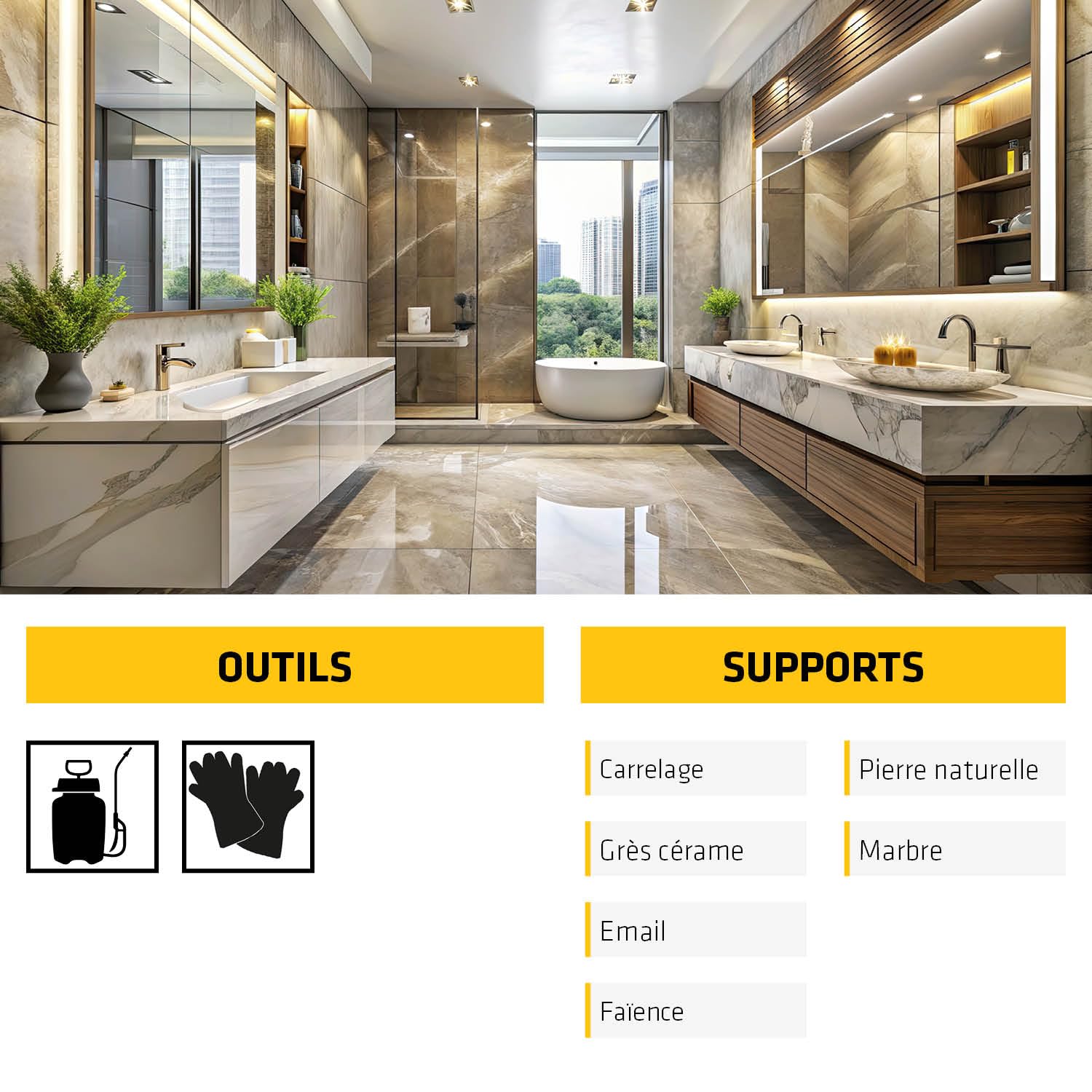 SIKA - Traitement Antidérapant prêt à l'emploi - Sikagard-199-2L | Pour carrelage lisses en terrasses, piscine, marches d'escalier, rampes d'accès - Intérieur & Extérieur - 8 à 20m²