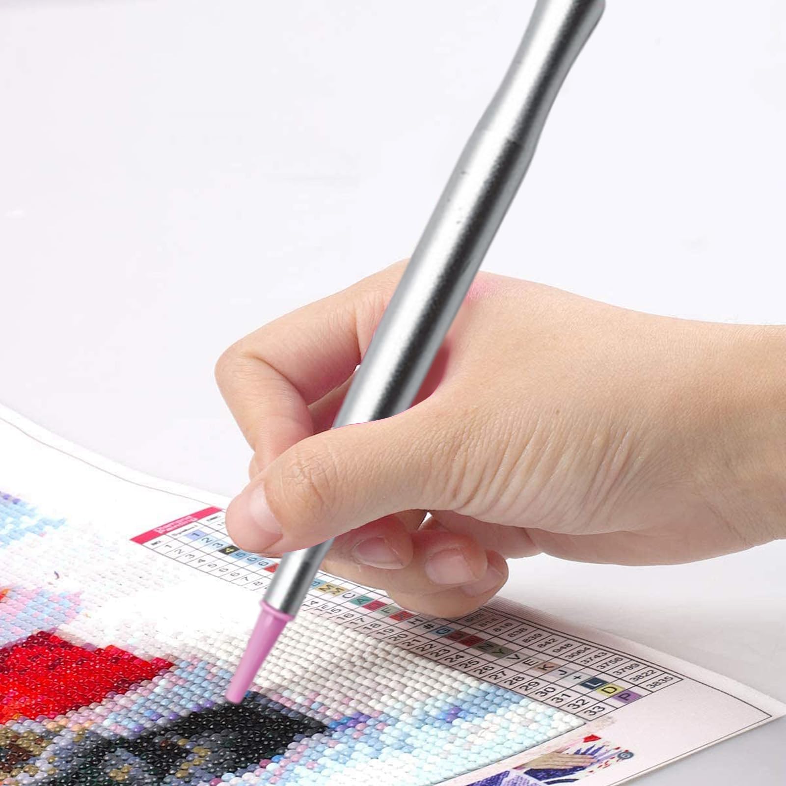 Strass Werkzeug, Elektrische USB Vakuum Dotting Tools, Handmade Crafts & Zubehör für Anfänger Erwachsene Kinder Professionelles Zuhause