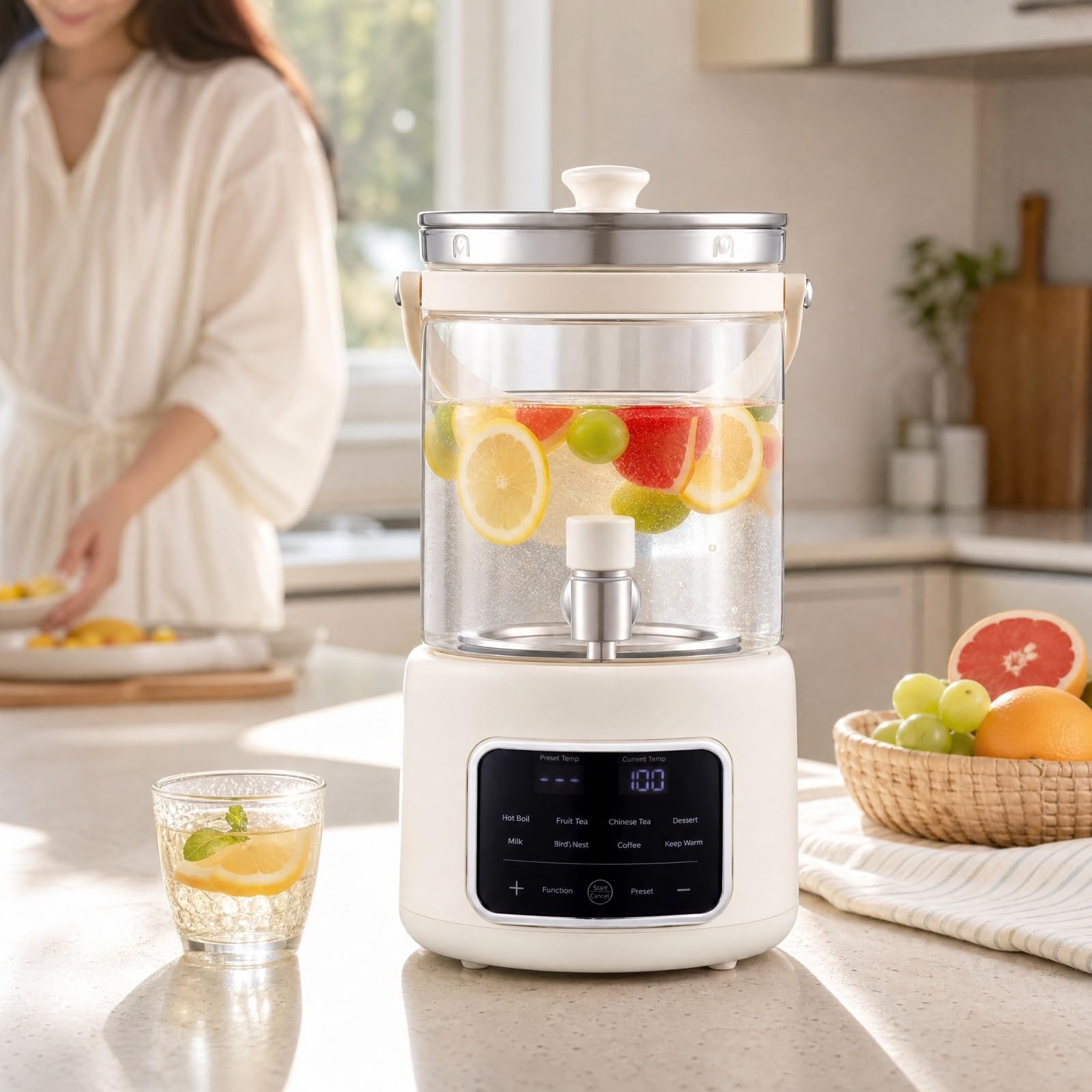Bollit Salute Elettrico da 3 Liters Dispenser di Calda Istantanea Digitale Teiera Elettrica per