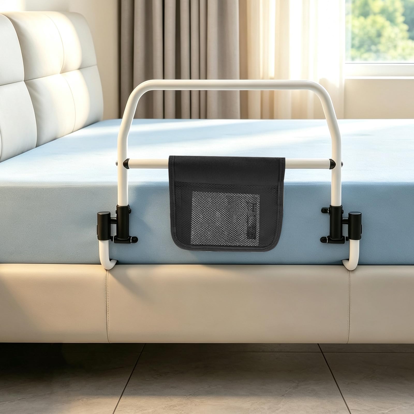 Bett Aufstehhilfe für Senioren 136kg Faltbar Kohlenstoffstahl