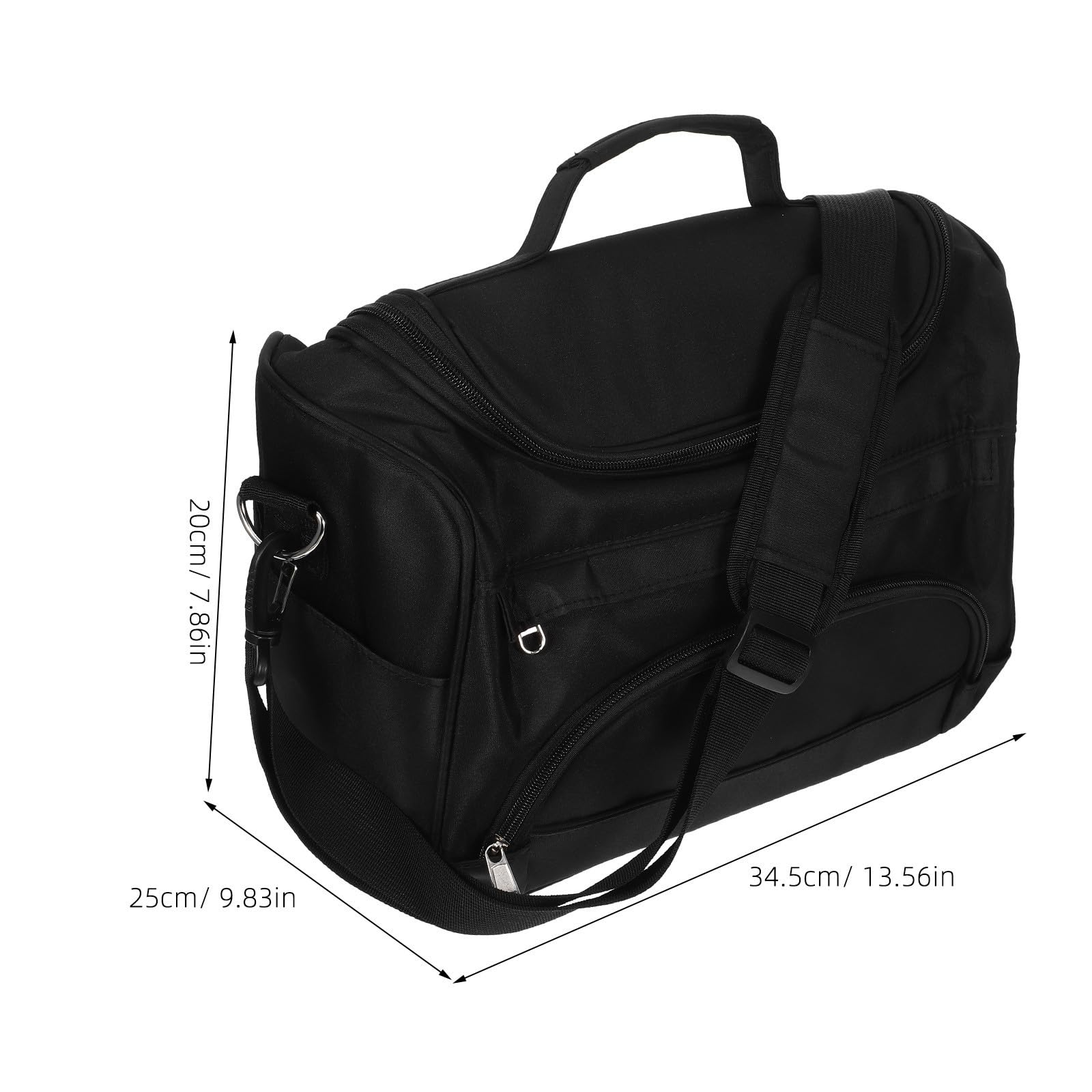 Abaodam Bolsa Adecuado para Viajes y Actividades al Aire Libre con Correa Hombro de Gran Capacidad Fabricada en Tela Oxford Resistente para Herramientas de Peluquería