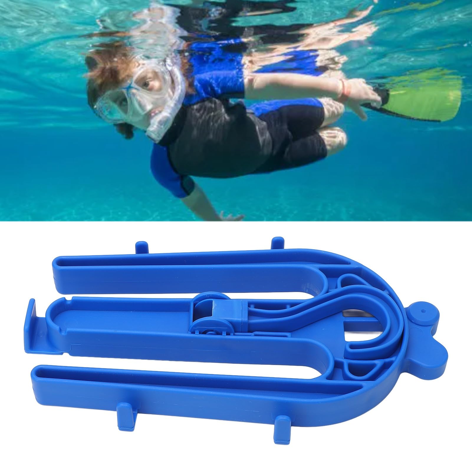 Wetsuit Hanger Heavy Duty Fast Dry Folding Wet Suits Boots for Suit Diving Surfing Accessories (Blue)