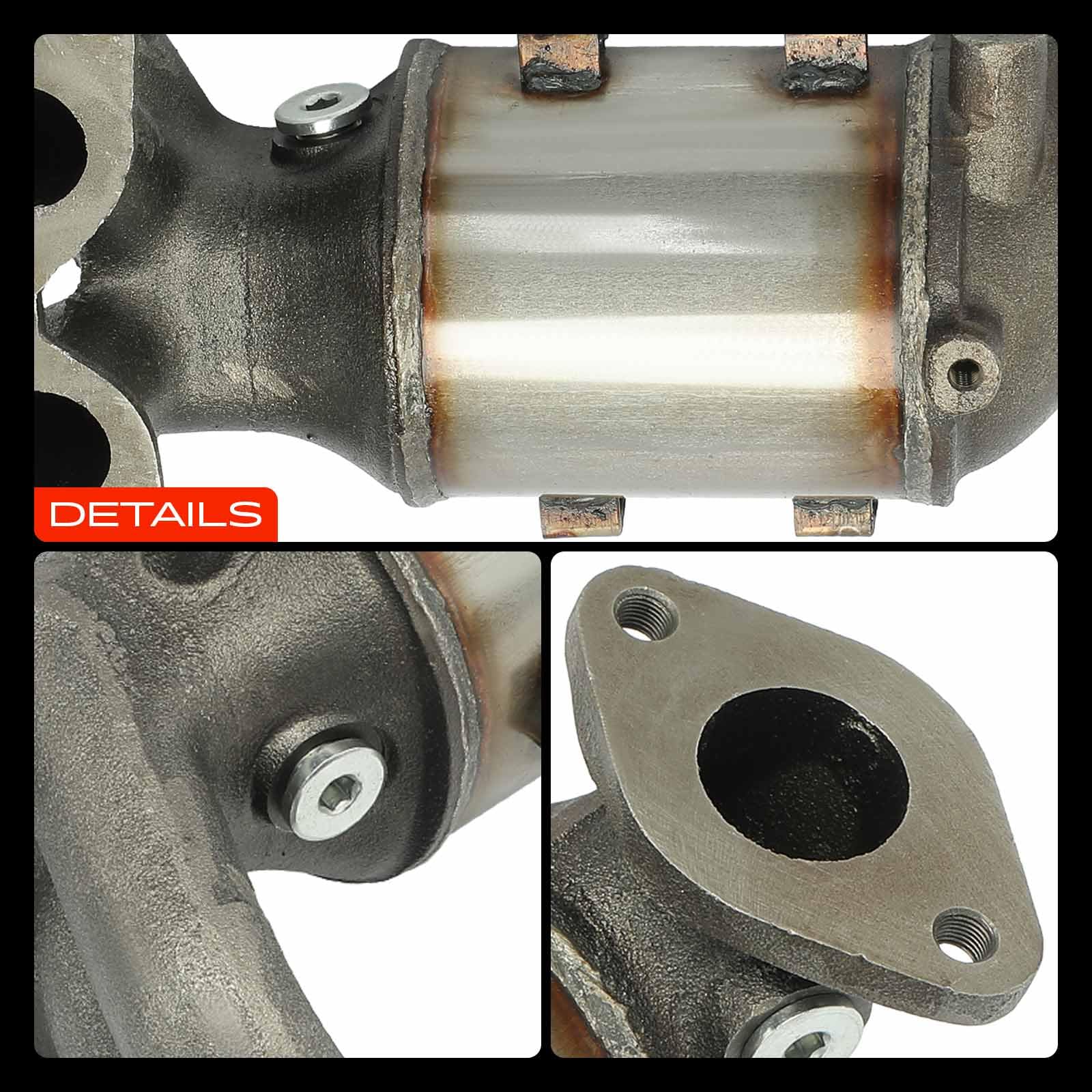 Frankberg Catalizador Colector de escape Gasolina Compatible con i20 PB PBT 1.2 Rio III UB 1.25 CVVT Rio III UB 1.2 CVVT Rio III Berlina UB 1.25 CVVT Rio III Berlina UB 1.2 CVVT 2851003210,2851003AP2