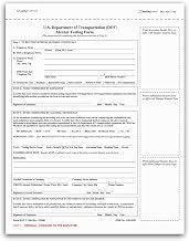 NextDayLabels - Pack of 100 Sets 8-1/2" x 11" 3 Part Department of Transportation (DOT) Alcohol Testing Form