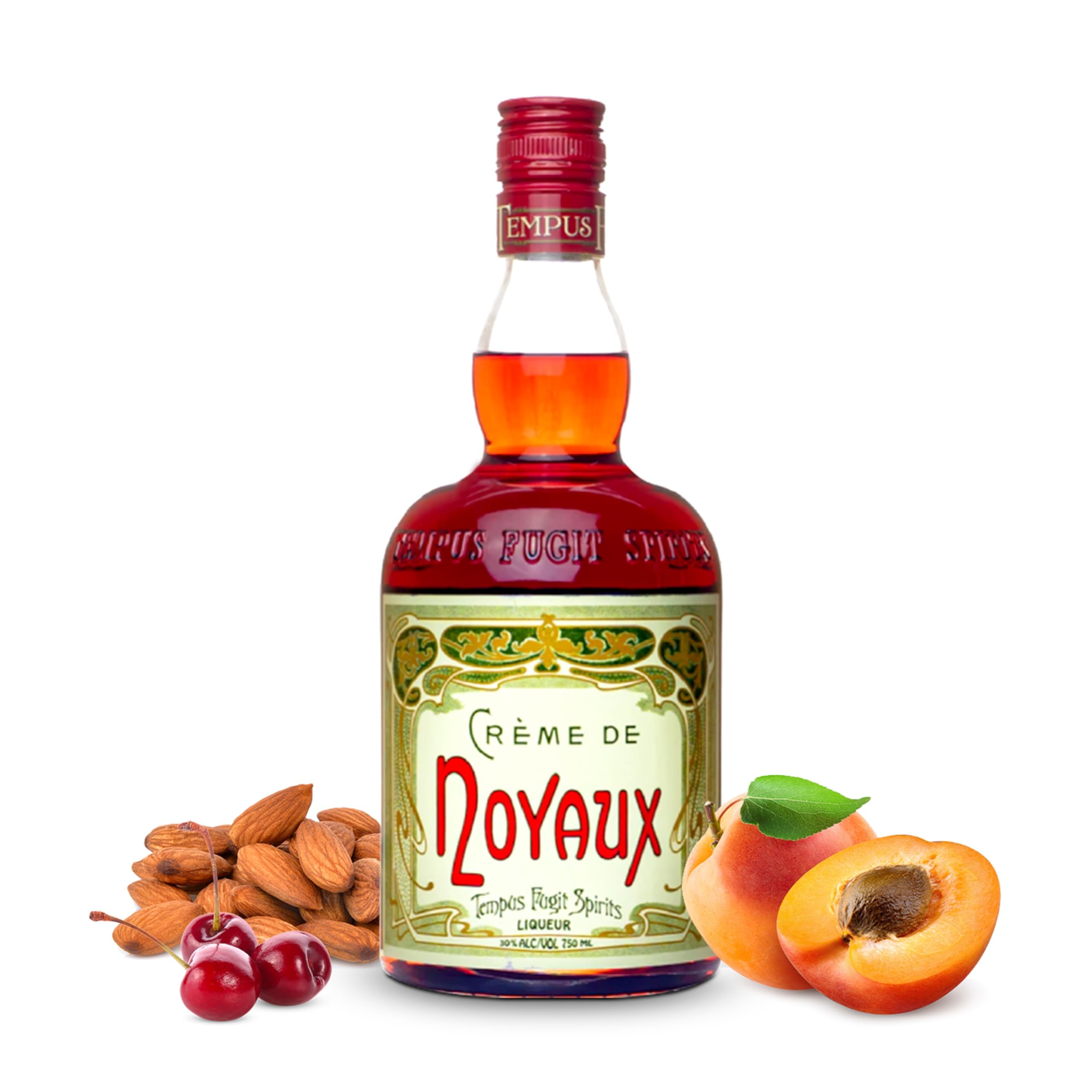 Tempus Fugit Almond Liqueur - Crème de Noyaux Adds A Delicious Kick To Traditional Cocktails - Well Balanced Amaretto Style Liqueur For All Occasions, 30% ABV