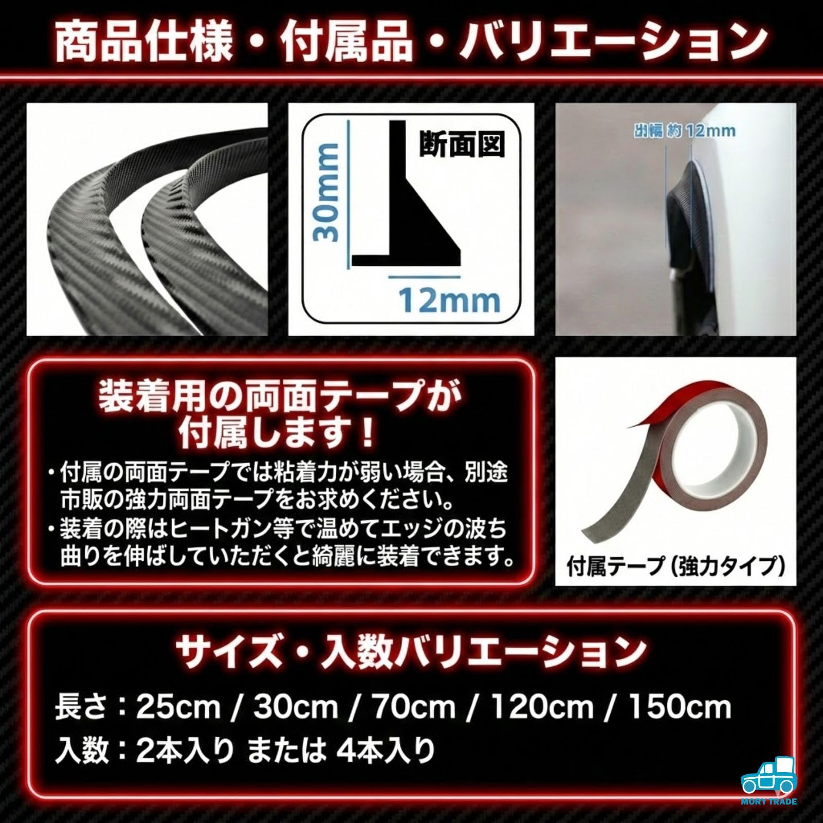 Amazon | MORYTRADE フェンダーモール オーバーフェンダー アーチ