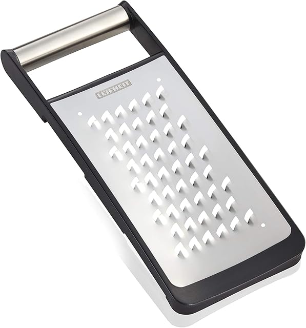 Leifheit "Microcut Proline" Vegetable Coarse Grater, Silver/Black
