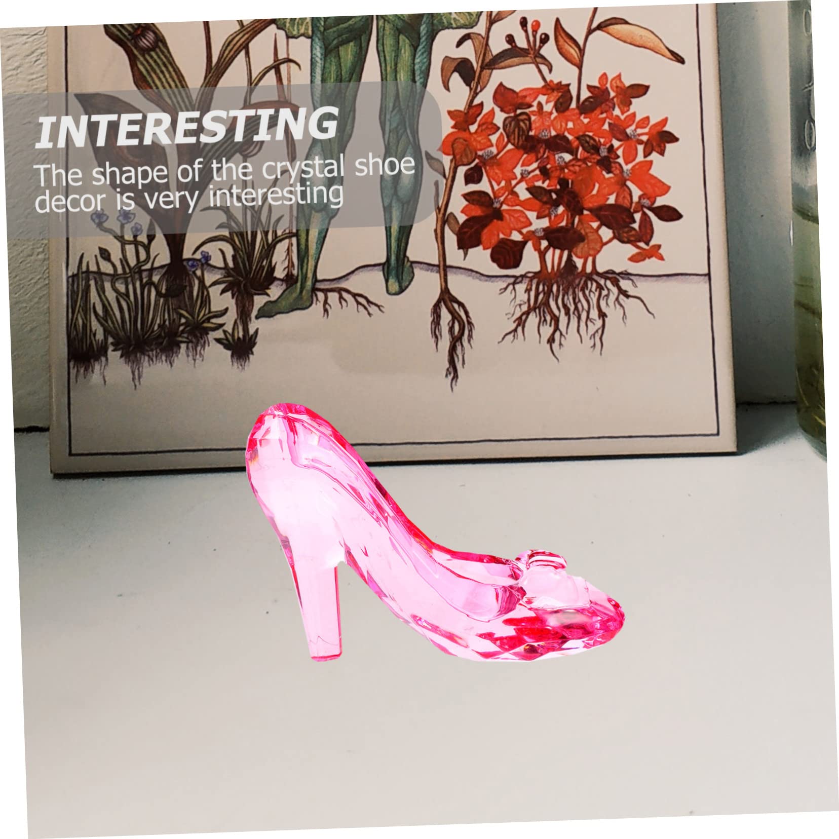 Amazon.co.jp: FUNOMOCYA エレガントな ハイヒールの靴飾りアクリル