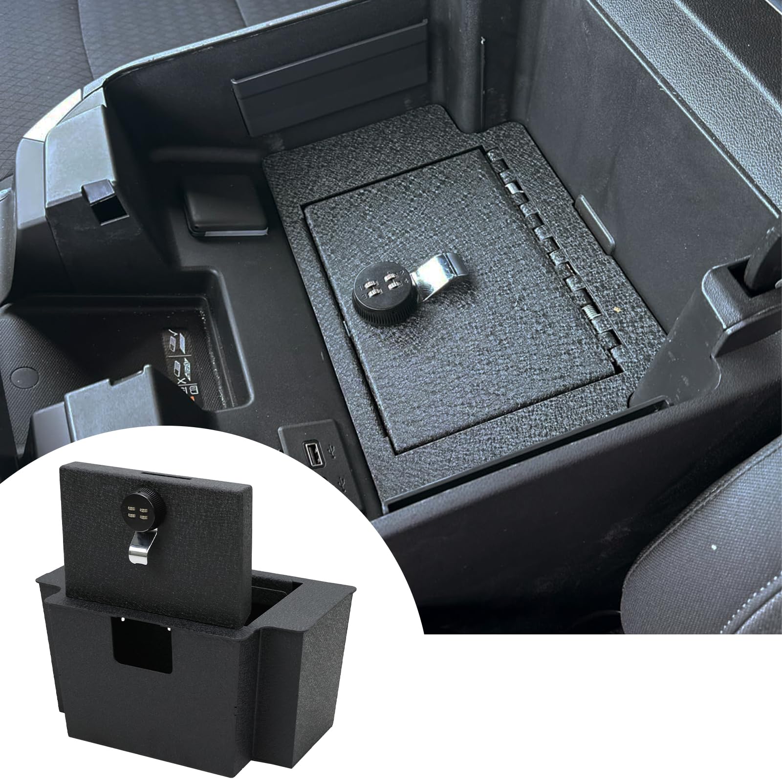 Amazon.com: Center Console Gun Safe Vault - WASAI Premium In
