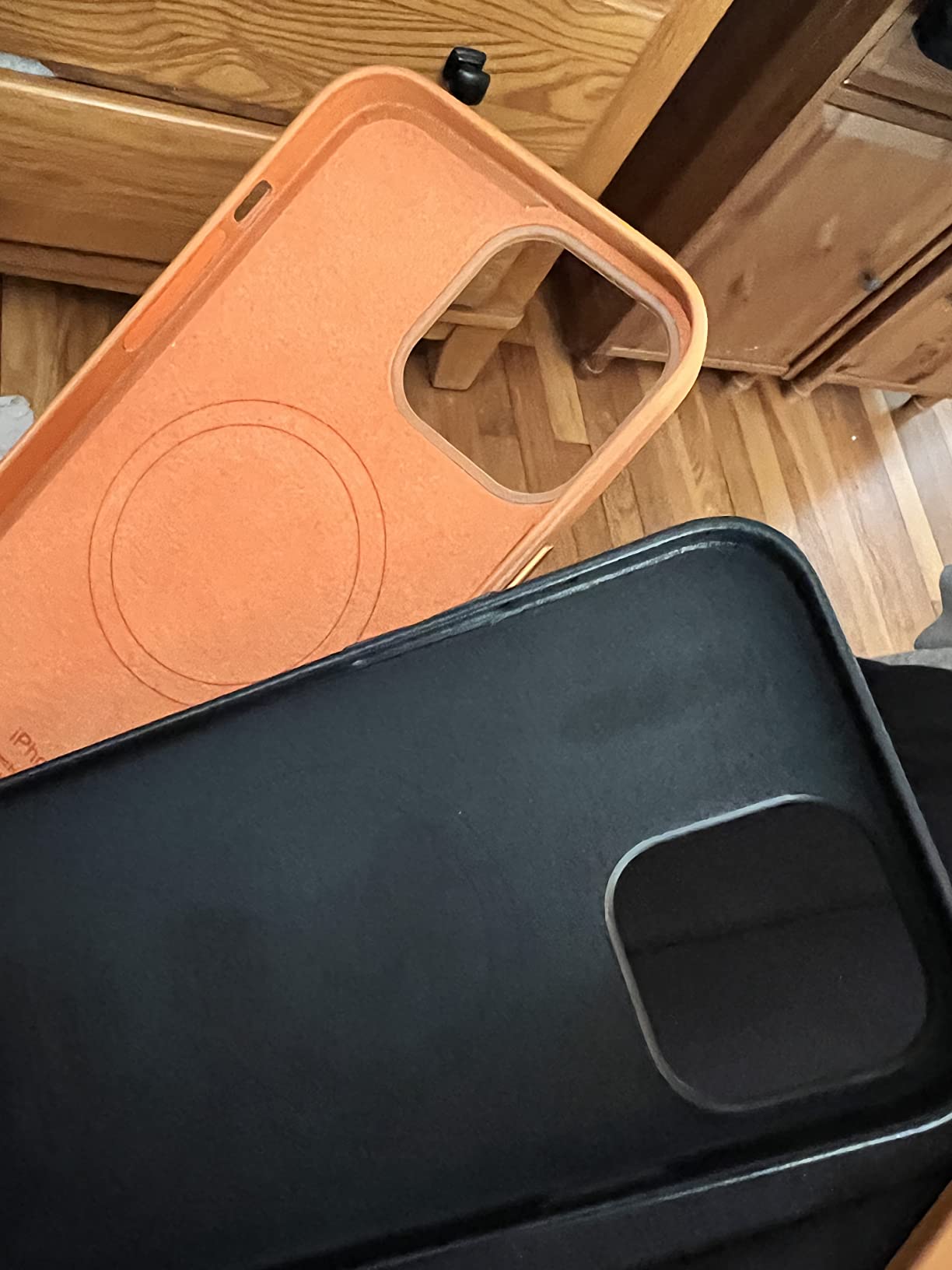 9/mo Finance Apple iPhone 13 Pro Max Leather Case with MagSafe