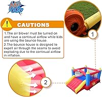 Vista 6 de Action Air Casa inflable para saltar para niños, Rojo