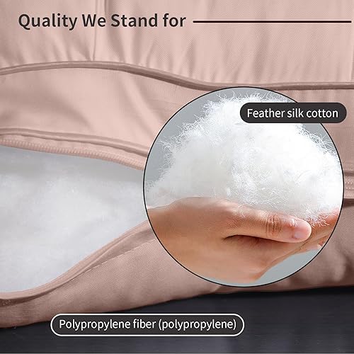 Miniatura 3 de Almohadas de cama cálidas y suaves para dormir, tamaño Queen, mullidas y súper suaves de lujo, relleno de plumón suave de alta calidad para