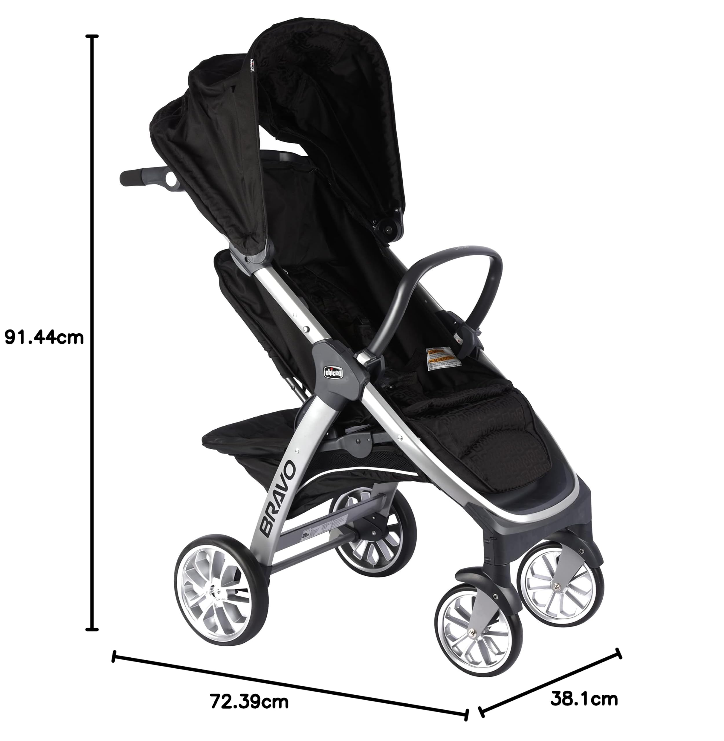 Chicco Bravo Quick-Fold Stroller, Ombra Baby Products