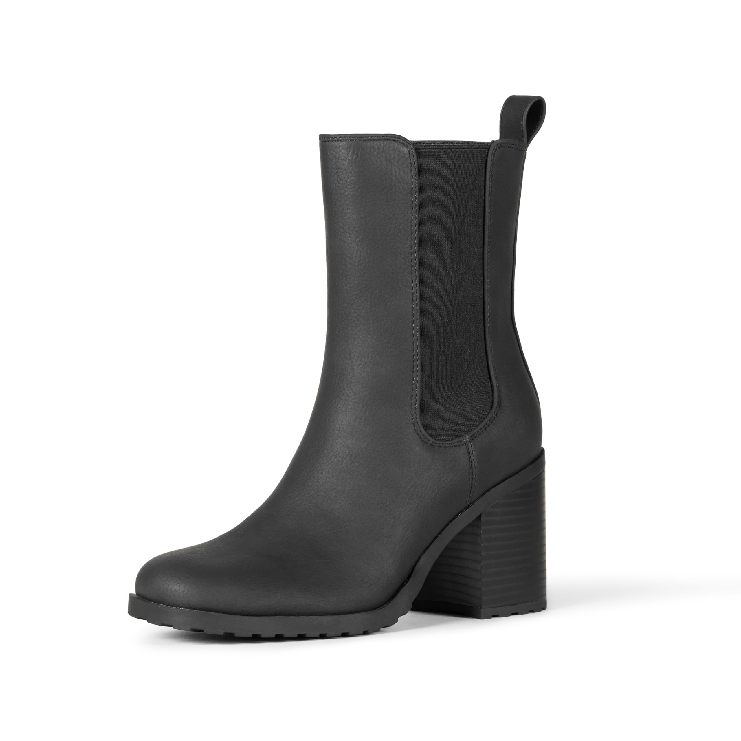 Amazon Essentials Damen Halbhohe Chelsea-Stiefel Absatz